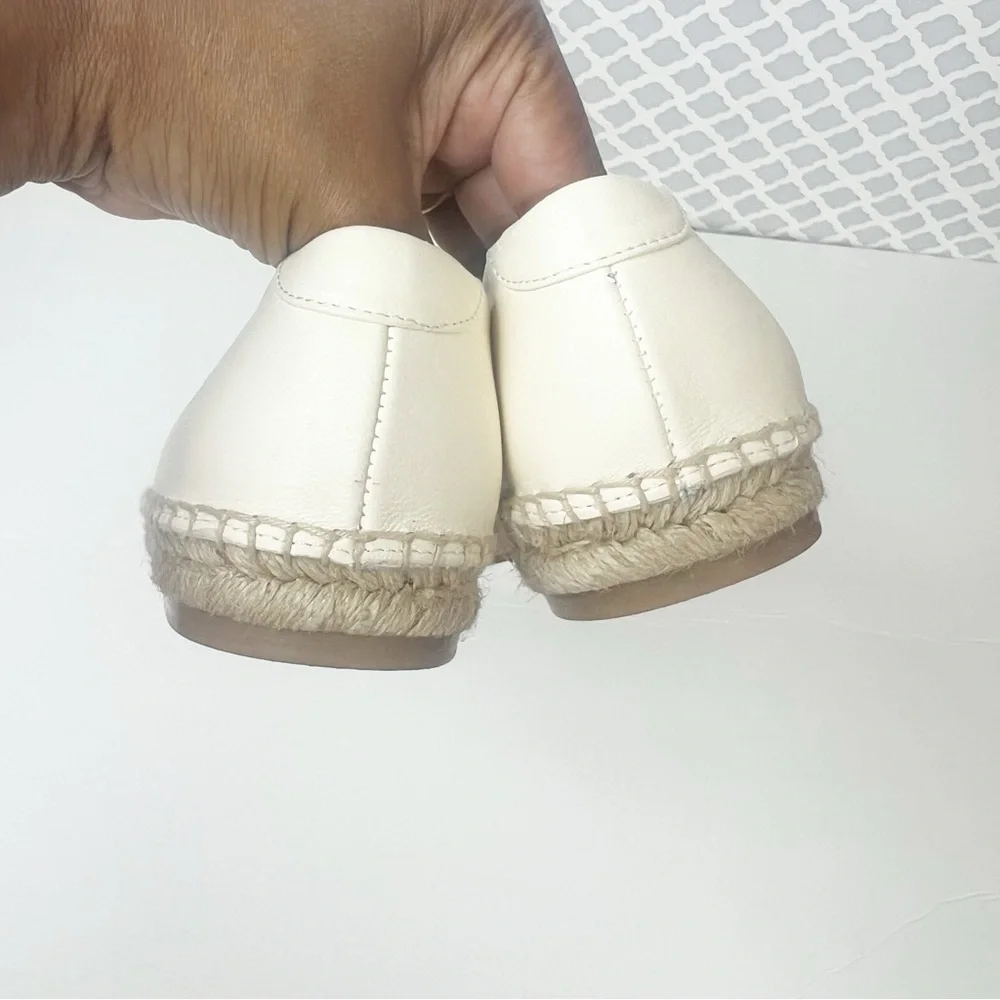 EUC Vince Tita Asymmetrical Espadrille Loafers In Beige